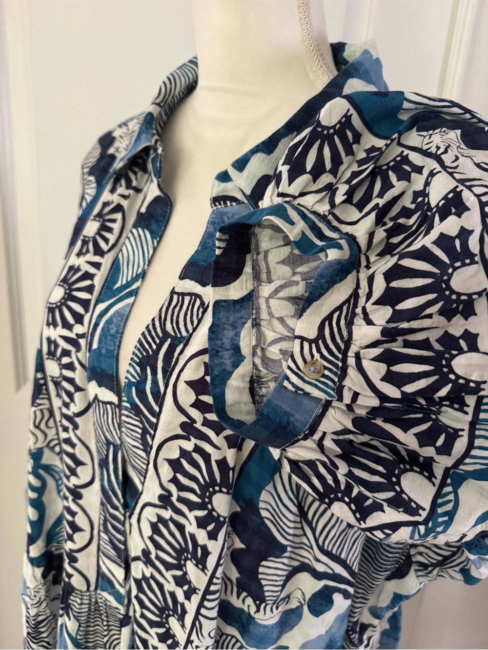 Anthro The Carolita Printed Tiered Shirt
Dress by Celandine. Size 2X. MSRP $128 - Picture 12 of 17